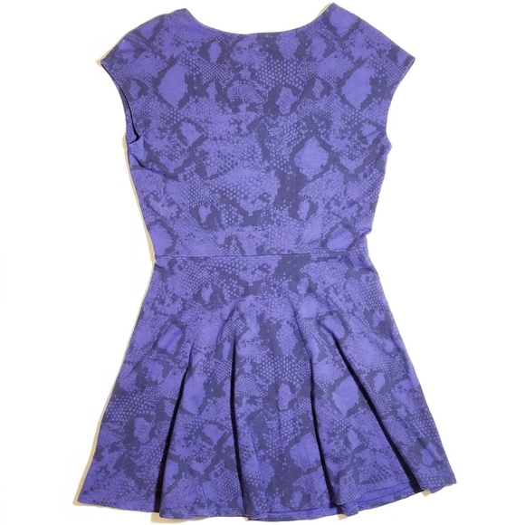 NWT Splendid Fit & Flare Python Print Skater Dress - Picture 7 of 8